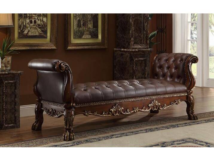 JVmoebel Chaiselongue Echtes Leder Relaxliege Sofa Chesterfield Ottomane, Made in Europa, braun JVmoebel Chaiselongue Echtes Leder Relaxliege Sofa Chesterfield Ottomane, Made in Europa, braun von OTTO