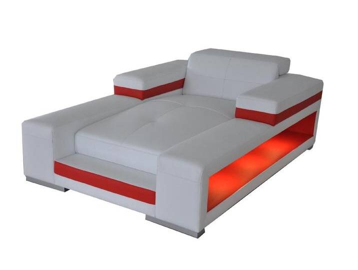 JVmoebel Chaiselongue Modern Leder Komfort Liegen Liegesessel Relaxliege Chaiselongue Liege, Made in Europa, grau von OTTO