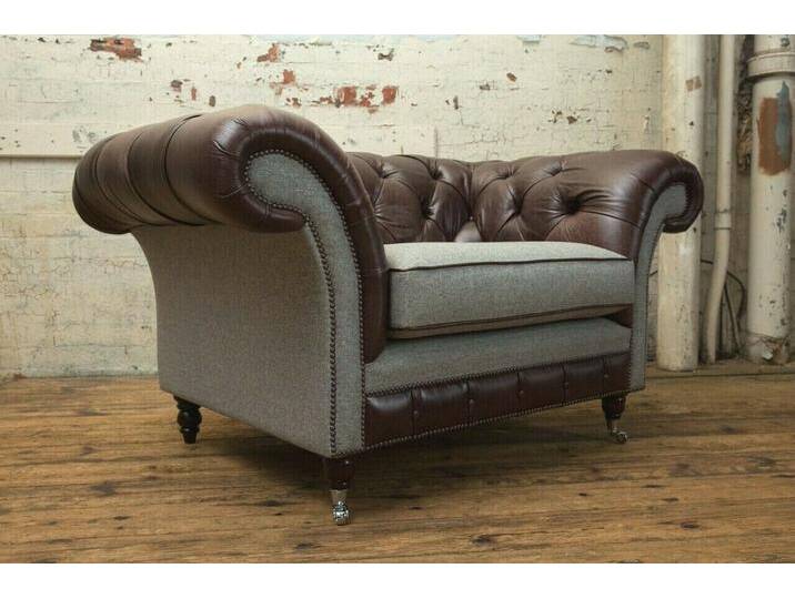 JVmoebel Chesterfield-Sessel Lounge Sessel XXL Club-Einsitzer aus braunem Leder, Made in Europa, braun JVmoebel Chesterfield-Sessel Lounge Sessel XXL Club-Einsitzer aus braunem Leder, Made in Europa, braun von OTTO