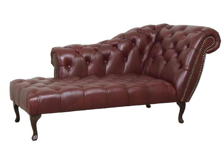 JVmoebel Chesterfield-Sofa Chesterfield Chaiselongues Couch Sofa Ledersofa 100% Leder Sofort, Made in Europa, braun von OTTO