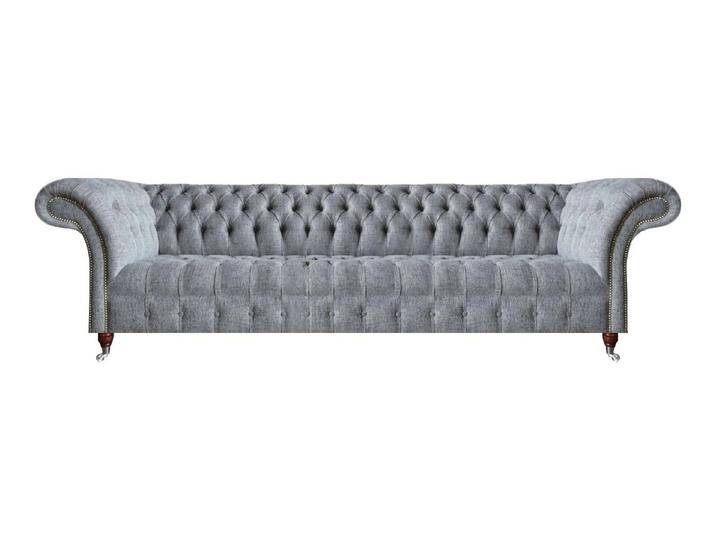 JVmoebel Chesterfield-Sofa Elegantes 4-Sitzer Sofa für modernes Wohnzimmer Design Möbel, 1 Teile, Made in Europa, grau JVmoebel Chesterfield-Sofa Elegantes 4-Sitzer Sofa für modernes Wohnzimmer Design Möbel, 1 Teile, Made in Europa, grau von OTTO