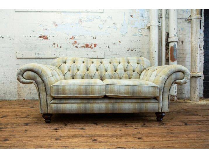 JVmoebel Chesterfield-Sofa Zweisitzer Sofa aus Leder in Grau – Polstercouch für Entspannung, Made in Europa, grau von OTTO