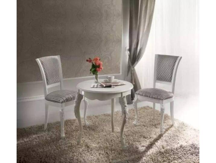 JVmoebel Couchtisch Designer Stühle und Kaffeetisch für modernes Wohnen (3-St., 1x Couchtisch + 2x Stühle), Made in Europa, weiß von OTTO