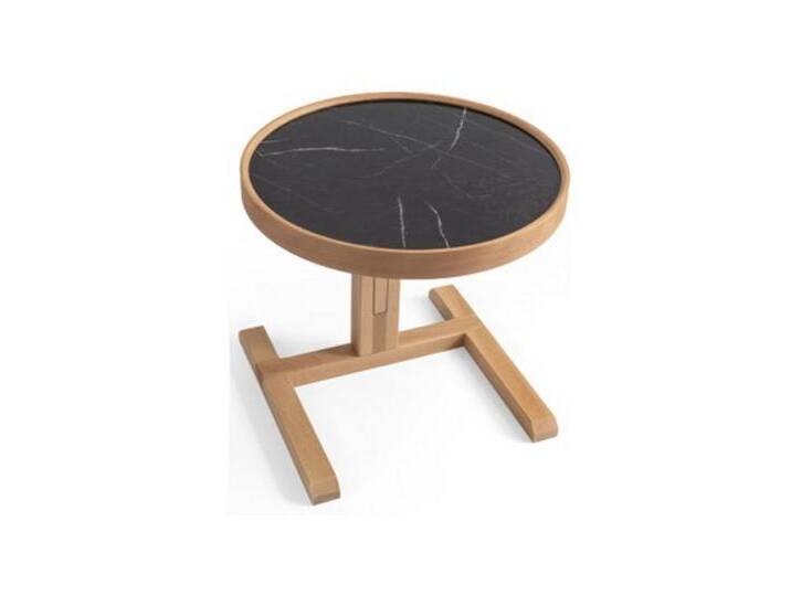 JVmoebel Couchtisch Moderner Design Beistelltisch rund für das Wohnzimmer (1-St., 1x Couchtisch), Made in Europa, beige schwarz von OTTO