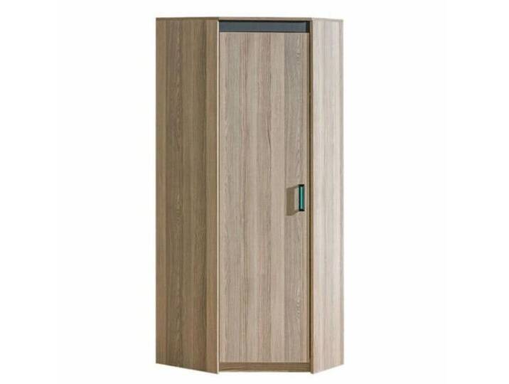 JVmoebel Eckkleiderschrank Kleiderschrank Schlafzimmer Holz Schrank Möbel Neu Schränke Sofort (1-St., 1x Eckkleiderschrank) Made in Europa, braun von OTTO