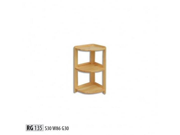 JVmoebel Eckregal Massives Holzregal - Brauner Aufbewahrungsschrank aus Holz, Made in Europa, beige von OTTO