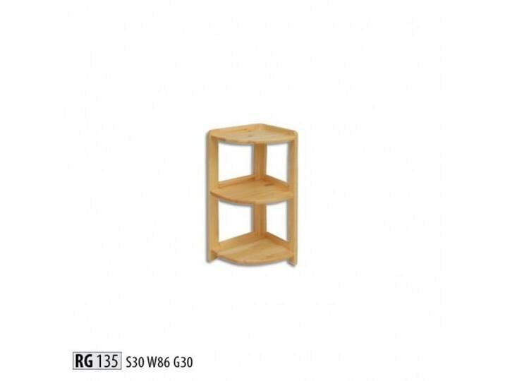 JVmoebel Eckregal Massives Holzregal - Brauner Aufbewahrungsschrank aus Holz, Made in Europa, beige von OTTO