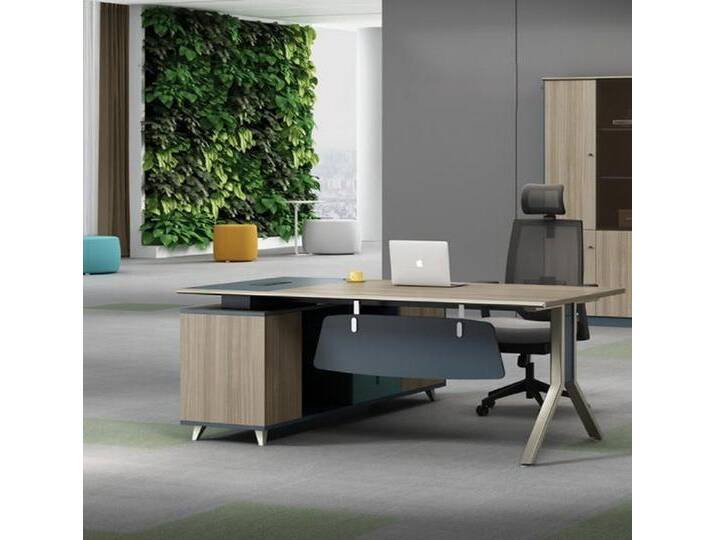 JVmoebel Eckschreibtisch Büro Tisch Schreibtisch Möbel Einrichtung Chef modern stylish (a target= _blank >Eckschreibtisch), Made in Europa, braun von OTTO