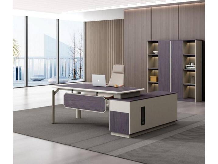 JVmoebel Eckschreibtisch Großer Eckschreibtisch Home Office Möbel Chef Tisch Schreibtisch für (Eckschreibtisch), Made in Europa, braun, Links von OTTO