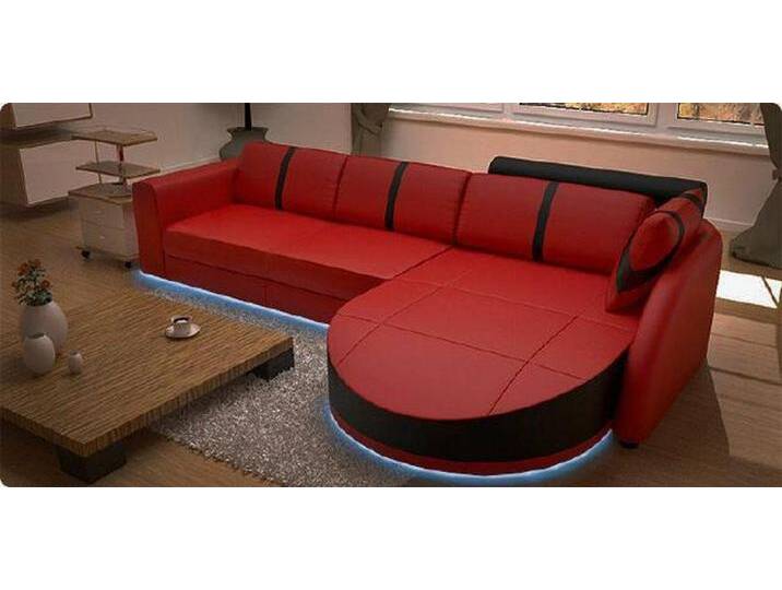 JVmoebel Ecksofa DESIGNERSOFA SCHLAFSOFA LEDERECKCOUCH mit USB LEDERSOFA ECKSOFA MIT, Made in Europa, beige, Variante A von OTTO