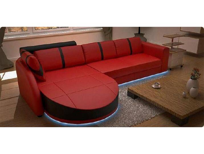 JVmoebel Ecksofa DESIGNERSOFA SCHLAFSOFA LEDERECKCOUCH mit USB LEDERSOFA ECKSOFA MIT, Made in Europa, beige, Variante B von OTTO