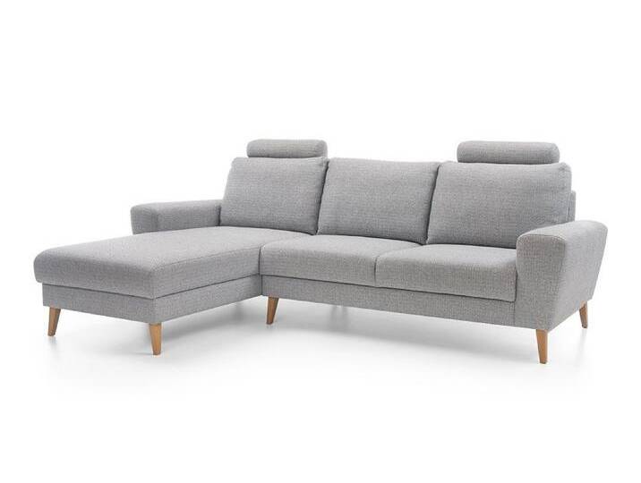 JVmoebel Ecksofa Design Ecksofa Couch Multifunktion Wohnlandschaft Textil Polster Sofas, Made in Europa, grau, Variante B von OTTO