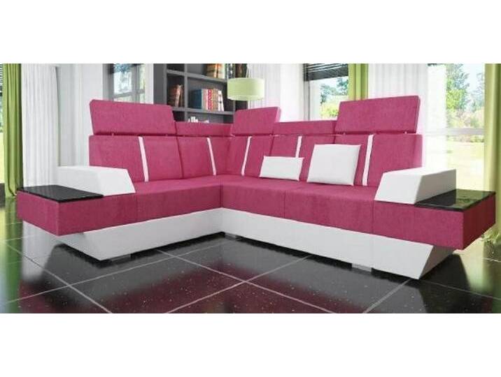 JVmoebel Ecksofa Design Wohnlandschaft Sofa Ecksofa USB Stoff Textil Leder, 1 Teile, Made in Europa, rosa, Variante B, Rosa JVmoebel Ecksofa Design Wohnlandschaft Sofa Ecksofa USB Stoff Textil Leder, 1 Teile, Made in Europa, rosa, Variante B, Rosa von OTTO