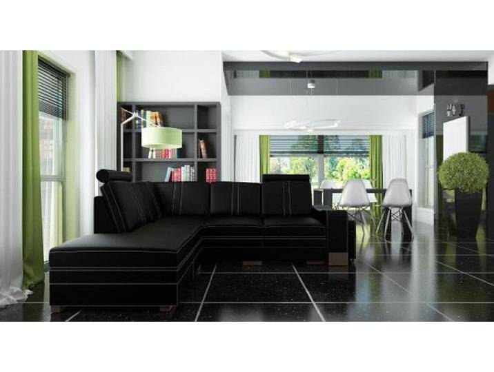 JVmoebel Ecksofa LEDERSOFA ECKSOFA MIT BETTFUNKTION BETTKASTEN SCHLAFSOFA LEDERECKCOUCH, Made in Europa, Variante A von OTTO