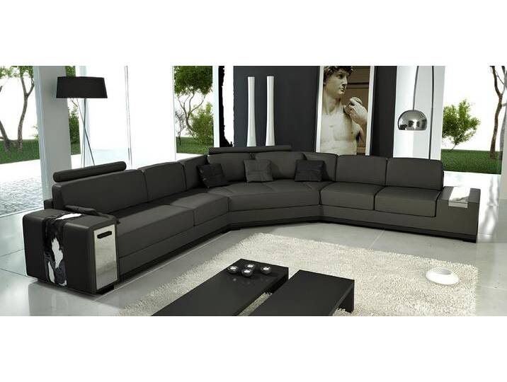 JVmoebel Ecksofa Ledersofa Ecksofa Sofa Couch Polster Designer Eckgarnitur, Made in Europa von OTTO