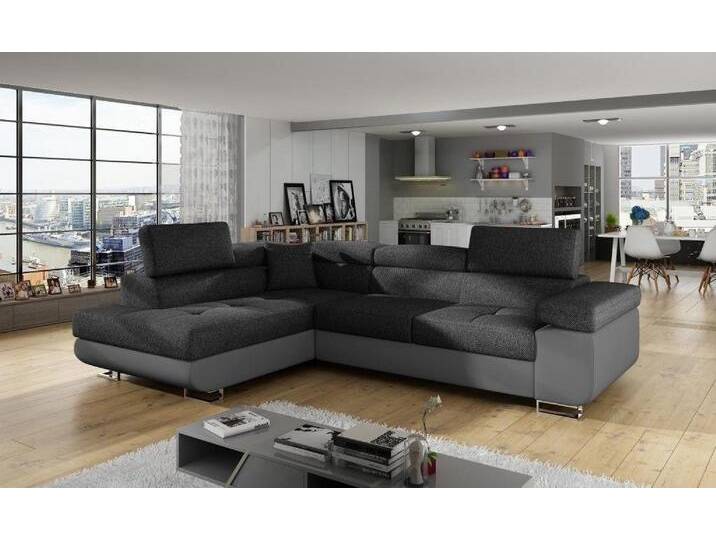 JVmoebel Ecksofa Wohnlandschaft L Form Ecksofa Textil Design Sofa Ecke Eckcouch, grau, Ottomane Links - vor dem Sofa stehend, Grau JVmoebel Ecksofa Wohnlandschaft L Form Ecksofa Textil Design Sofa Ecke Eckcouch, grau, Ottomane Links - vor dem Sofa stehend, Grau von OTTO