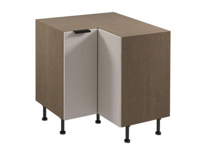 JVmoebel Eckunterschrank Eckküchenschrank aus Holz in Braun - Kücheneckschrank Unterschrank (1-St., Eckunterschrank) Made in Europe, braun von OTTO