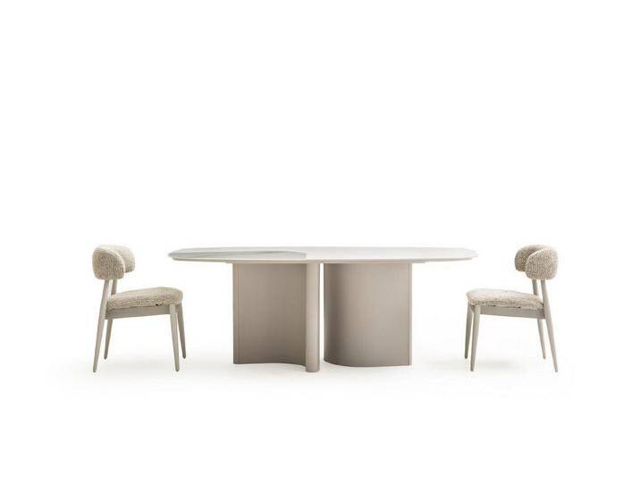 JVmoebel Esszimmer-Set Esszimmer Set 7tlg. Esstisch mit 6 Stühlen, Holz, Weiß, Modern, (7-St., Esstisch, 6х Stühle), Made in Europe, weiß von OTTO