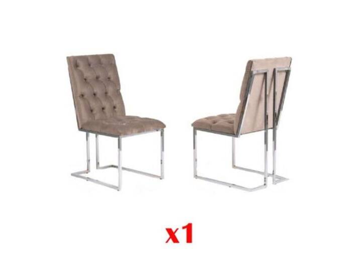 JVmoebel Esszimmerstuhl Esszimmer Stühle Set Sessel Design Polster Lehn Leder Textil Modern, Made in Europa, grau von OTTO