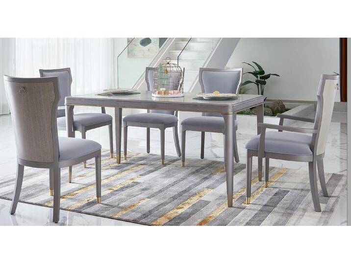 JVmoebel Esszimmerstuhl Esszimmer Stuhlgruppe aus Holz mit Polsterung - 4er Set, Made in Europa, grau JVmoebel Esszimmerstuhl Esszimmer Stuhlgruppe aus Holz mit Polsterung - 4er Set, Made in Europa, grau von OTTO
