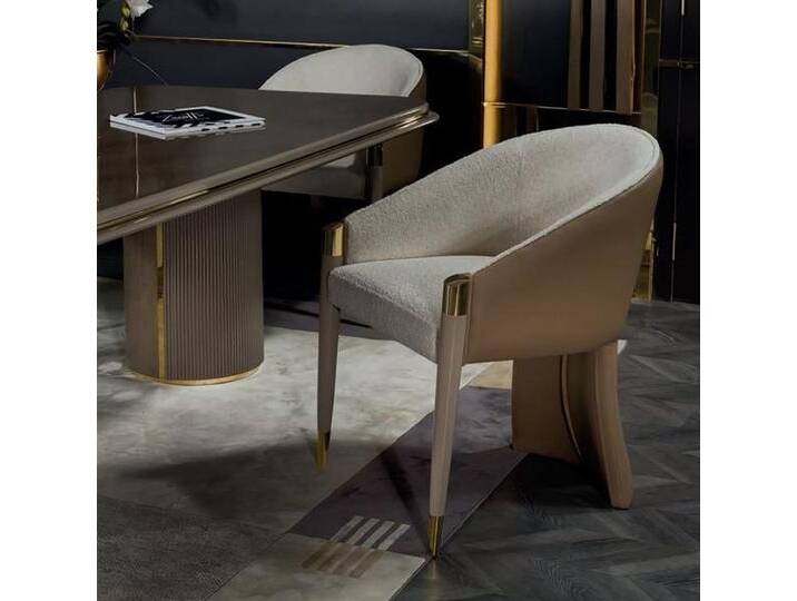 JVmoebel Esszimmerstuhl Esszimmerstuhl Polster Küchen Wohnzimmer Designer JV Möbel Neu, beige JVmoebel Esszimmerstuhl Esszimmerstuhl Polster Küchen Wohnzimmer Designer JV Möbel Neu, beige von OTTO