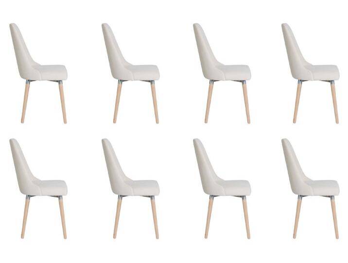 JVmoebel Esszimmerstuhl Lorenzo Sessel Set - 8 Polsterstuhl Design Garnitur, Made in Europa, beige JVmoebel Esszimmerstuhl Lorenzo Sessel Set - 8 Polsterstuhl Design Garnitur, Made in Europa, beige von OTTO