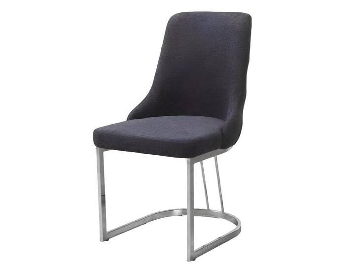 JVmoebel Esszimmerstuhl Luxus Esszimmerstuhl Stuhl Sitzer 1 Sitz Clubsessel Stoff Esszimmer (1 St), Made in Europa, schwarz von OTTO