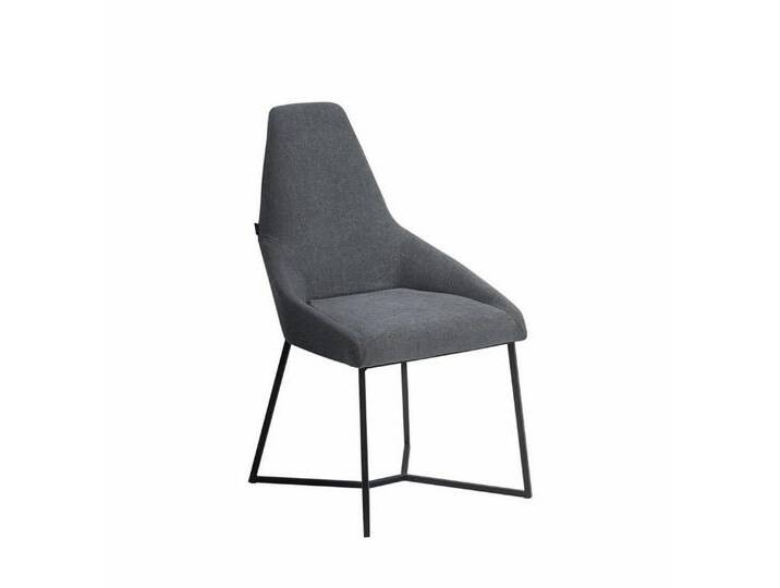 JVmoebel Esszimmerstuhl Moderner Polsterstuhl in Grau - Designer Esszimmerstuhl Neu (1 St), Made in Europa, grau von OTTO