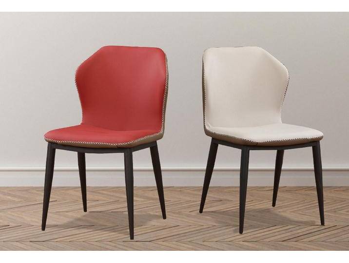 JVmoebel Esszimmerstuhl Polsterstuhl für Esszimmer und Lounge in Leder-Textil-Optik, Made in Europa, braun rot JVmoebel Esszimmerstuhl Polsterstuhl für Esszimmer und Lounge in Leder-Textil-Optik, Made in Europa, braun rot von OTTO