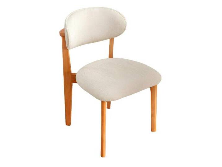 JVmoebel Esszimmerstuhl Weiß Designer Stuhl Esszimmer Holzmöbel Stühle Luxus Möbel Textil (1 St), Made in Europa, weiß von OTTO