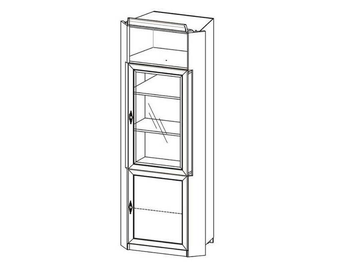 JVmoebel Glasvitrine Italienische Anrichte Vitrine Kommode Möbelstücks Kollektion Made in Europa, weiß JVmoebel Glasvitrine Italienische Anrichte Vitrine Kommode Möbelstücks Kollektion Made in Europa, weiß von OTTO