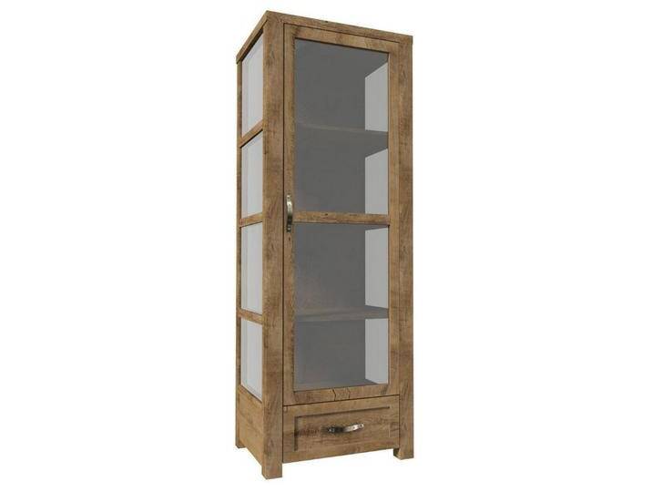JVmoebel Glasvitrine Moderner Esszimmerschrank Luxus Glasvitrine Holzmöbel Landhaus (Vitrine) Made in Europa, braun von OTTO
