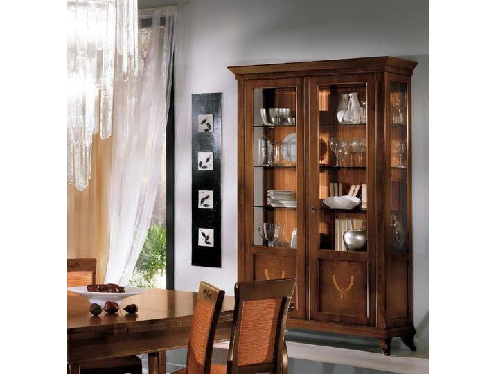 JVmoebel Glasvitrine Vitrine Schrank Klassische Vitrinen Wohnzimmer Wohnzimmer Schränke Made in Europa, braun JVmoebel Glasvitrine Vitrine Schrank Klassische Vitrinen Wohnzimmer Wohnzimmer Schränke Made in Europa, braun von OTTO