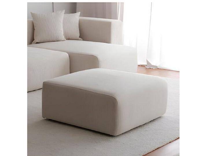 JVmoebel Hocker Beige Fußhocker Puff Ottomane Sitzhocker für Wohnzimmer Stil (1 St., Hocker), Made in Europa, beige von OTTO