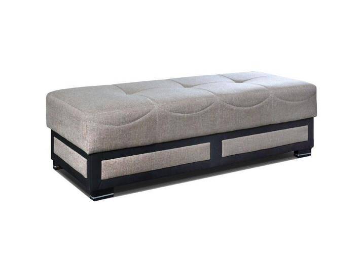 JVmoebel Hockerbank Sitzhocker Sitzbank 139x58cm Puffs Möbel Polsterhocker Beige, Made in Europa, grau schwarz von OTTO