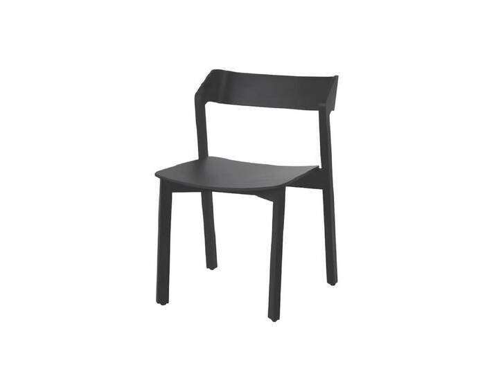 JVmoebel Holzstuhl Polsterstuhl Moderne Design Textil Stuhl Schwarz Esszimmer Luxus Möbel (1 St), Made in Europa, schwarz von OTTO