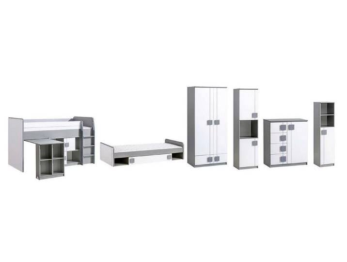 JVmoebel Jugendzimmer-Set Jugendzimmer Set mit 2 Betten und Schreibtisch für Kinder, Made in Europa, braun JVmoebel Jugendzimmer-Set Jugendzimmer Set mit 2 Betten und Schreibtisch für Kinder, Made in Europa, braun von OTTO