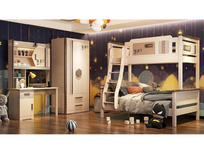 JVmoebel Jugendzimmer-Set Jugendzimmer Set: Schrank, Kommode und Tisch für Kinder 2tlg., Made in Europa, beige JVmoebel Jugendzimmer-Set Jugendzimmer Set: Schrank, Kommode und Tisch für Kinder 2tlg., Made in Europa, beige von OTTO