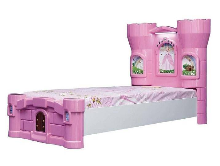 JVmoebel Kinderbett Prinzessin Bett Kutsche Jugendbett Schloss Mädchen Kinderzimmer (1-tlg., KINDERBETT), Made in Europa, rosa von OTTO