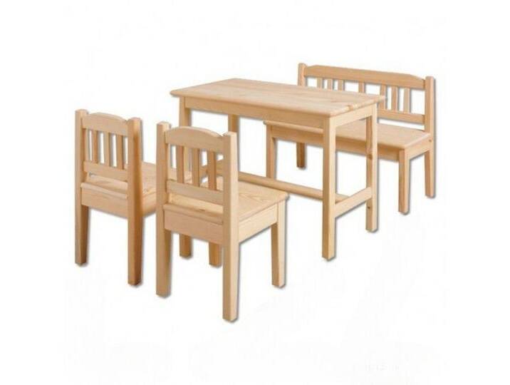 JVmoebel Kindertisch Kindersitzgruppe 4tlg Kindermöbel Set Sitzgarnitur Kind Kinderstuhl, Made in Europa, beige von OTTO