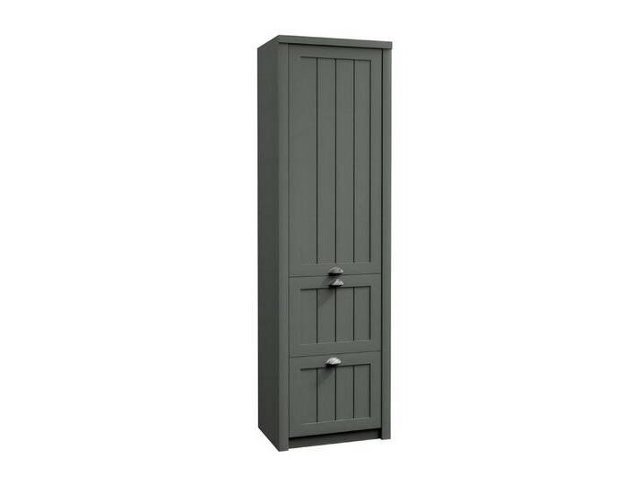 JVmoebel Kleiderschrank Kleiderschrank Stoffschrank Grau mit Kleiderstange und Schubladen (1-St) Made in Europe, grau von OTTO