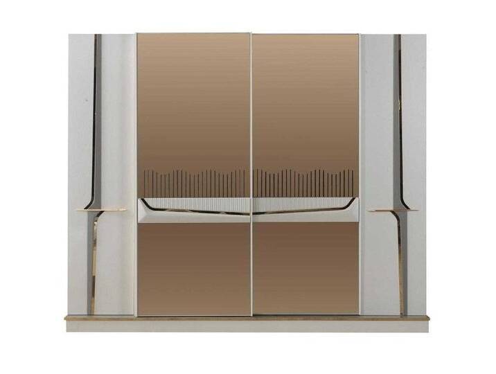 JVmoebel Schminktisch Kommode Weiß Luxus Holzmöbel Design Moderne Schlafzimmer Einrichtung (1-St., Kommode 4069424723991(Celmo), Made in Europa, weiß von OTTO