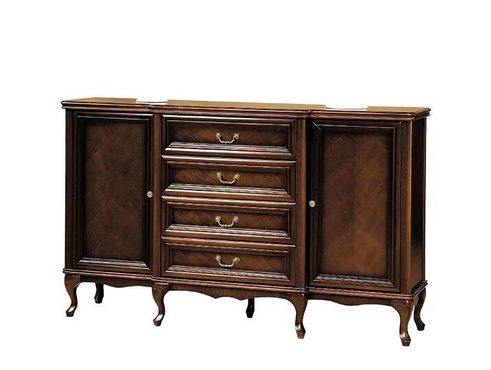 JVmoebel Kombikommode Anrichte Schubladenschrank Stauraummöbel Sideboard Buffet Antikkommode (1 St., Anrichte), Made in Europa, braun von OTTO