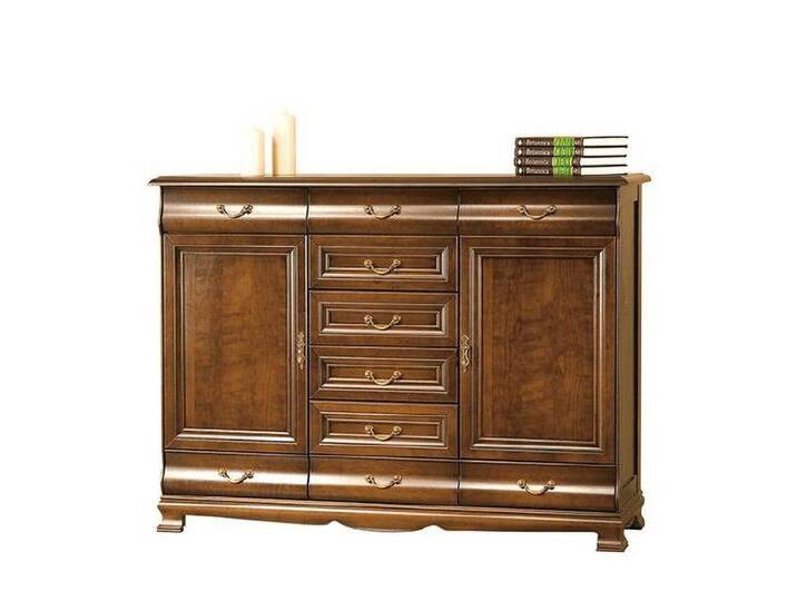 JVmoebel Kombikommode Landhaus-Beistellschrank Klassik Kommode Möbelstück dekorativ (Kombikommode), Made in Europa, braun von OTTO