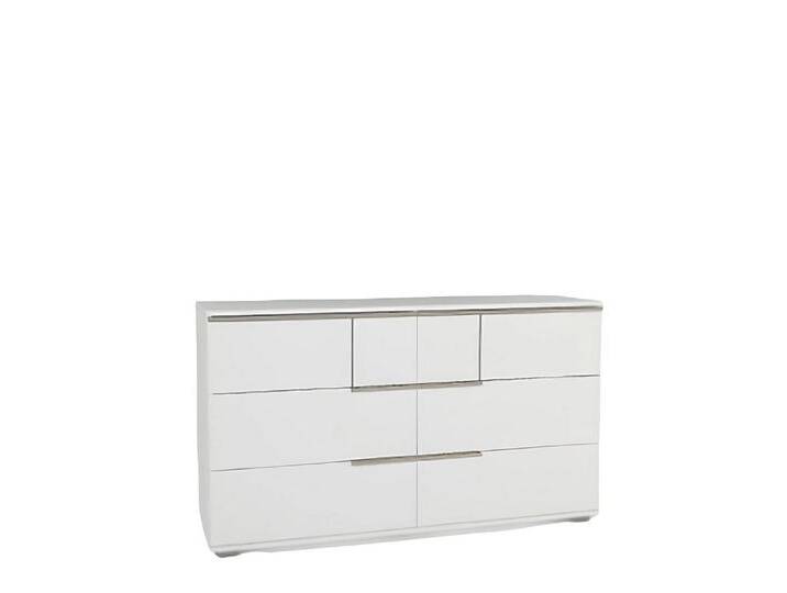 JVmoebel Kommode Anrichte Highboard Buffet n Spiegel Schrankkommode modern (Kommode mit Spiegel), Made in Europa, weiß von OTTO