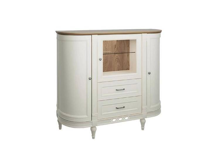 JVmoebel Kommode Modern Anrichte Vorratsschrank Stauraum Kommode (Sideboard), Made in Europa, beige weiß von OTTO