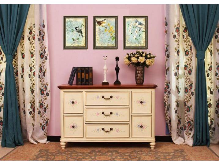 JVmoebel Kommode Weißes Sideboard aus Holz im Landhausstil für das Wohnzimmer, Made in Europa, weiß JVmoebel Kommode Weißes Sideboard aus Holz im Landhausstil für das Wohnzimmer, Made in Europa, weiß von OTTO