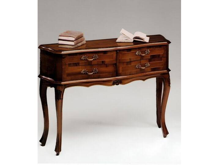 JVmoebel Konsolentisch Barocke Konsolentisch Kommode aus Holz - Beistellschrank (Konsolentisch), Made in Italy, braun von OTTO