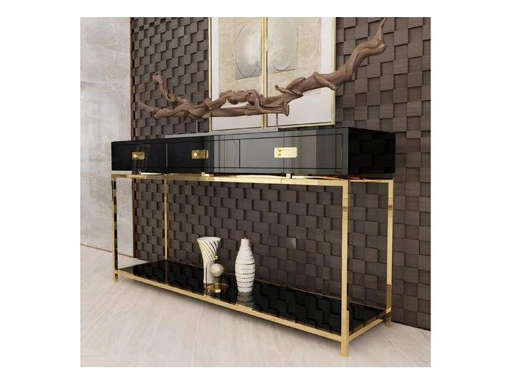 JVmoebel Konsolentisch Eleganter Holz Konsolentisch - Schminktisch für stilvolle Räume, Made in Europa, schwarz von OTTO