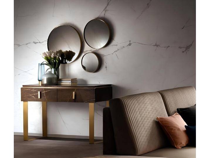 JVmoebel Konsolentisch Eleganter Holztisch Konsole Schminktisch für stilvolle Interiors, Made in Italy, braun von OTTO